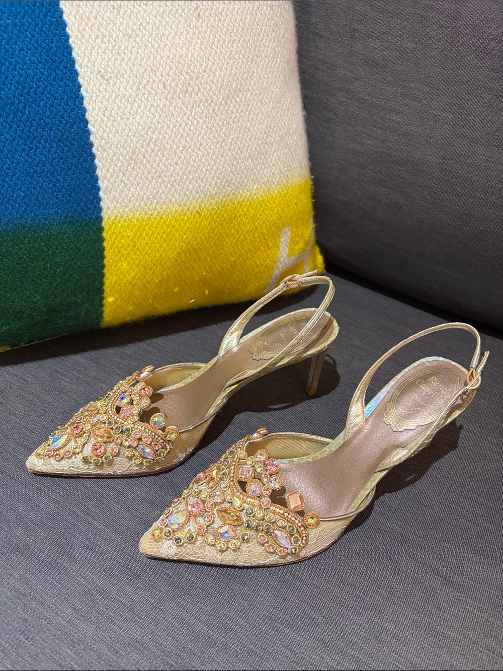 Rene Caovilla Slingback Pumps - Picture 2 of 4